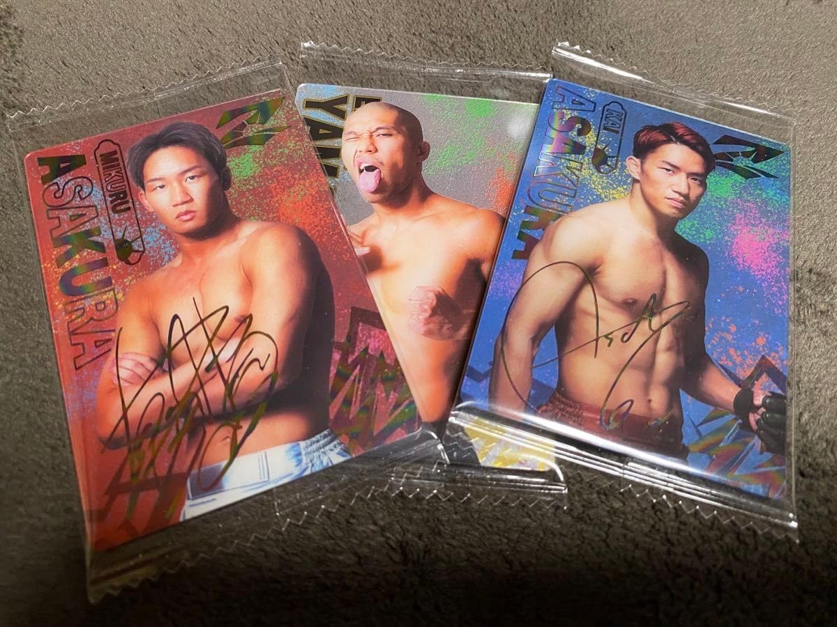 Amazon.co.jp: RIZIN ウエハース 朝倉未来 朝倉海 山本アーセン
